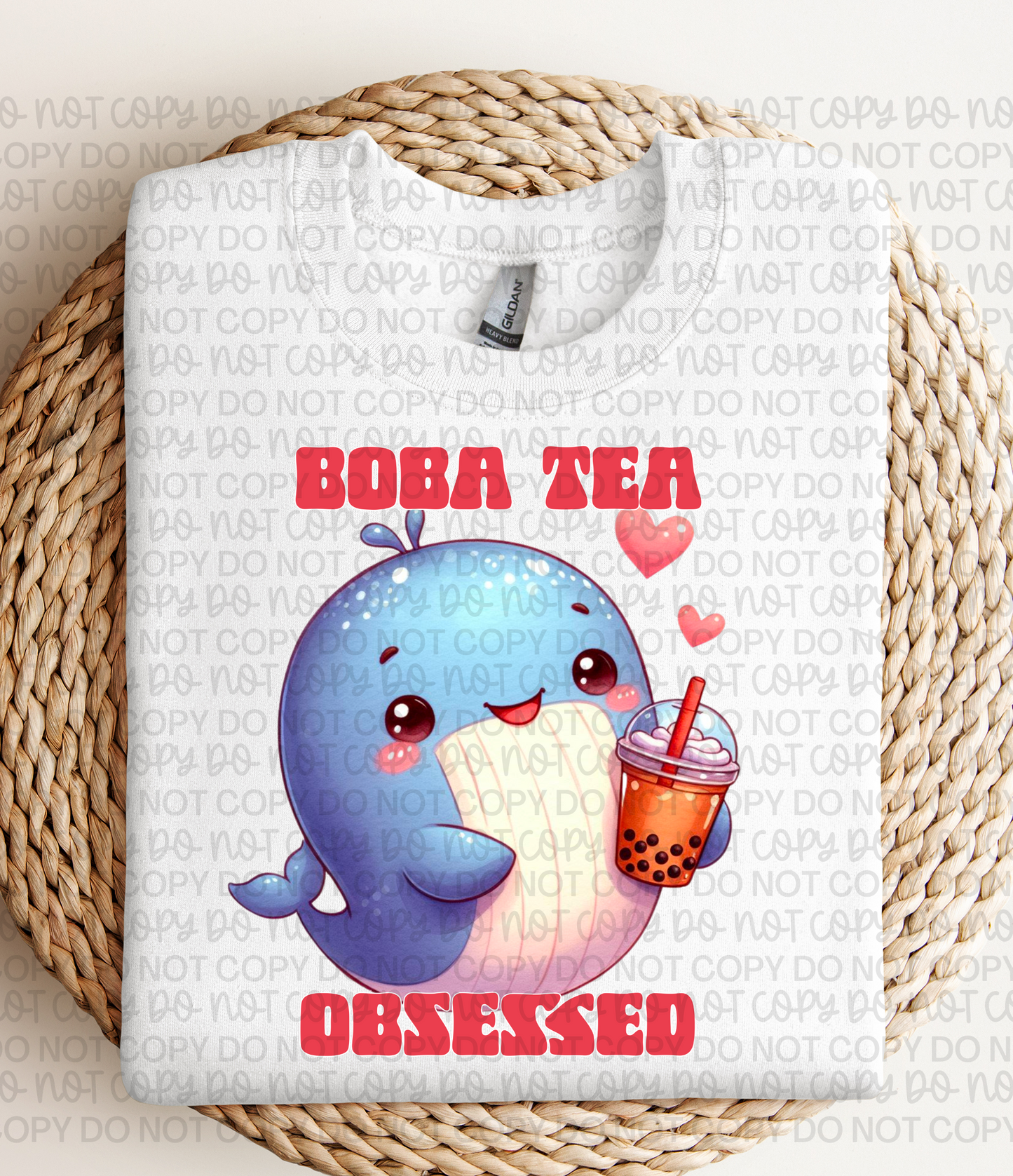 BOBA TEA WHALE PNG | Digital Download | PNG