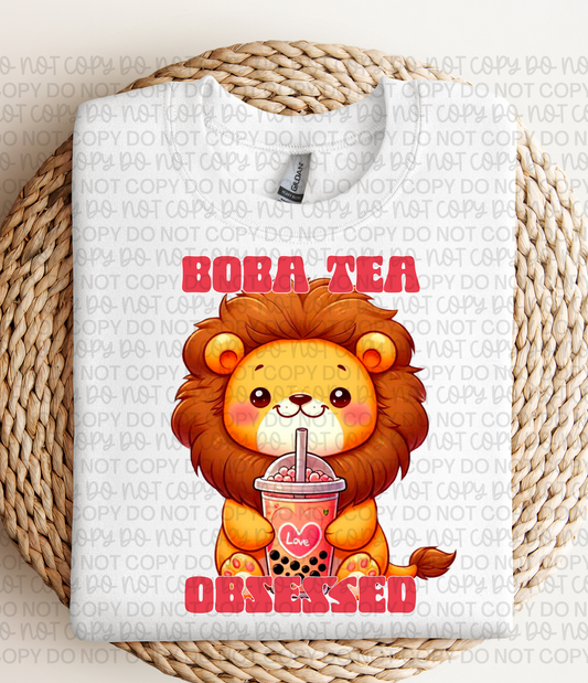 BOBA TEA LION PNG | Digital Download | PNG