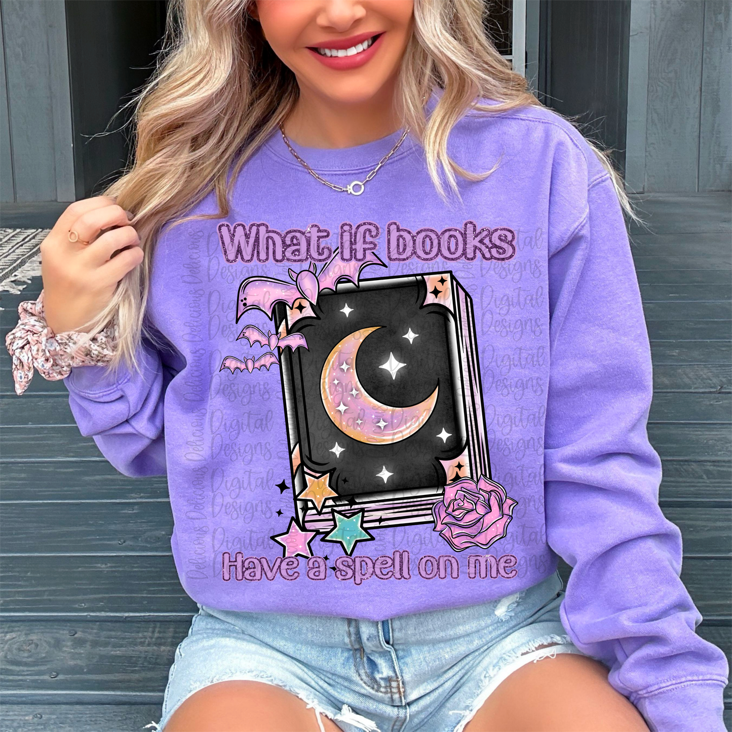 WHAT IF BOOKS HAVE A SPELL ON ME PNG | Digital Download | PNG