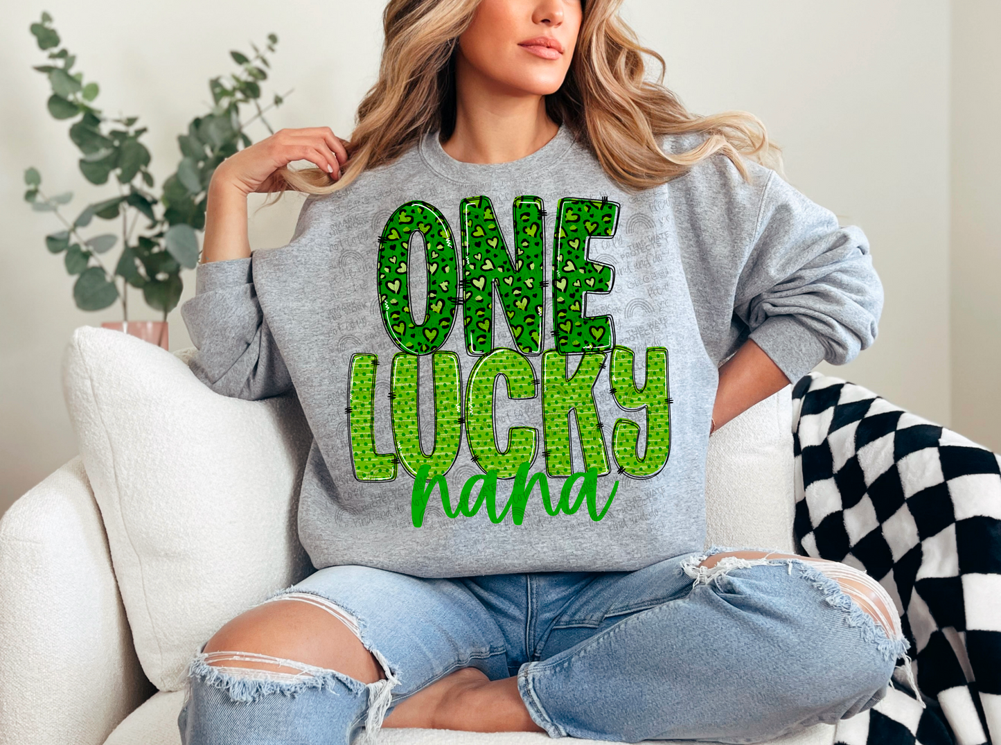 ONE LUCKY NANA PNG | Digital Download | PNG