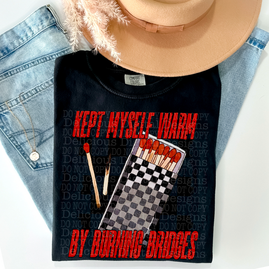 BURNING BRIDGES PNG | SUBLIMATION PNG | AUTOMATIC DOWNLOAD