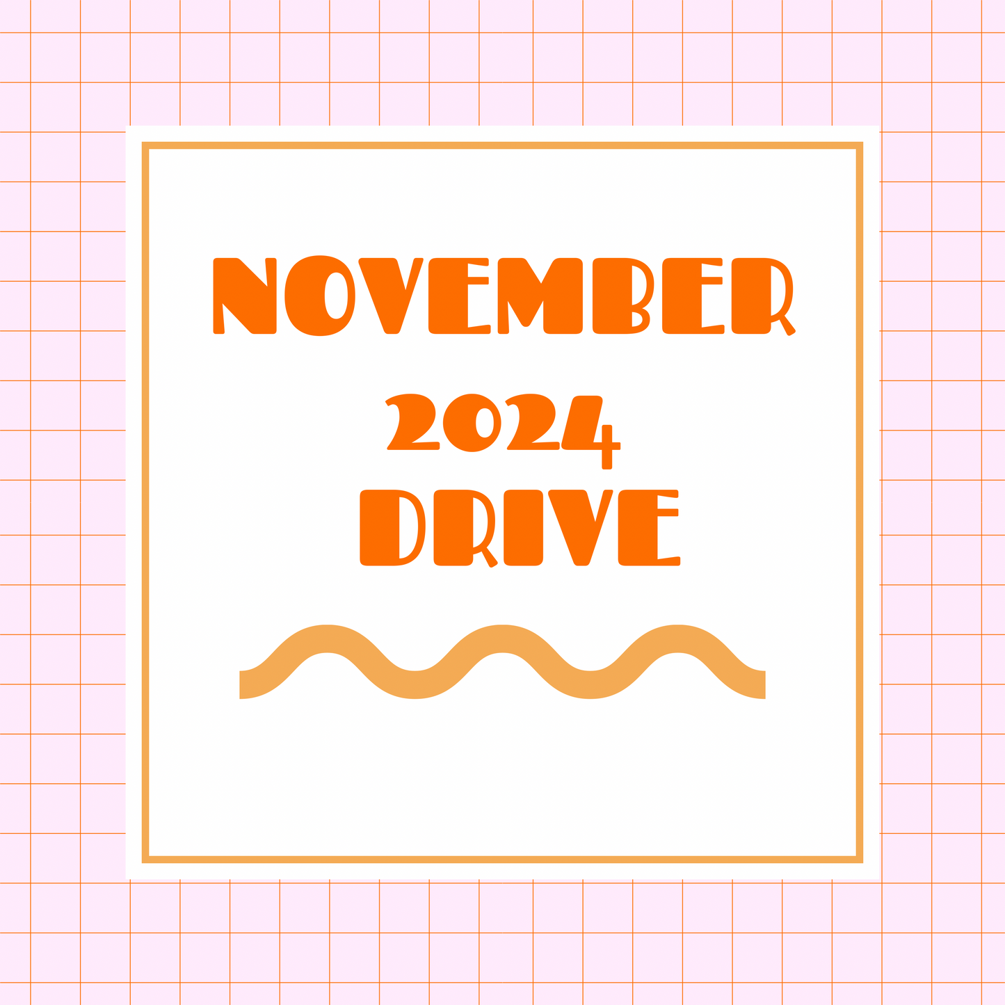 NOVEMBER 2024 DRIVE