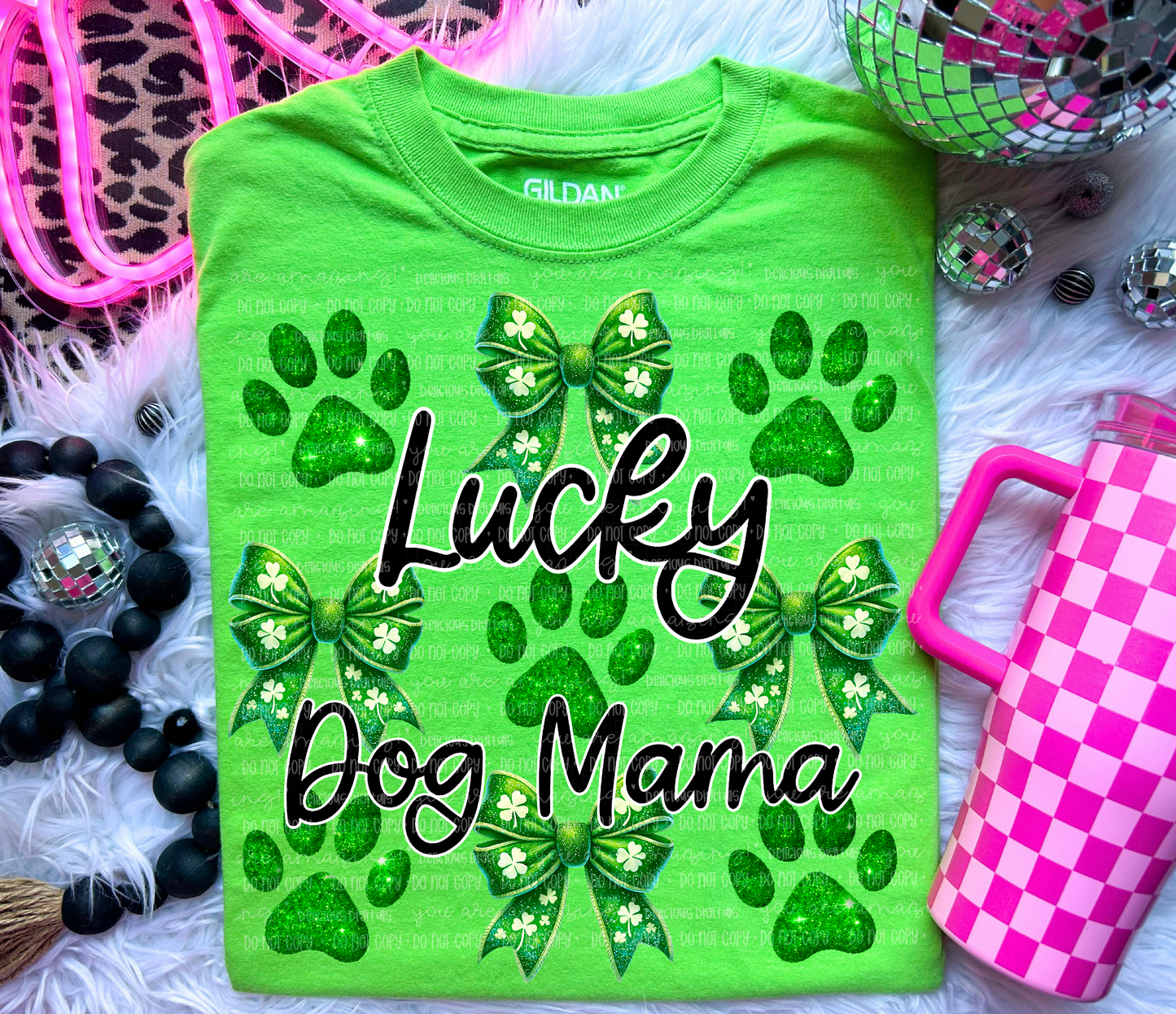 LUCKY DOG MAMA | Digital Download | PNG