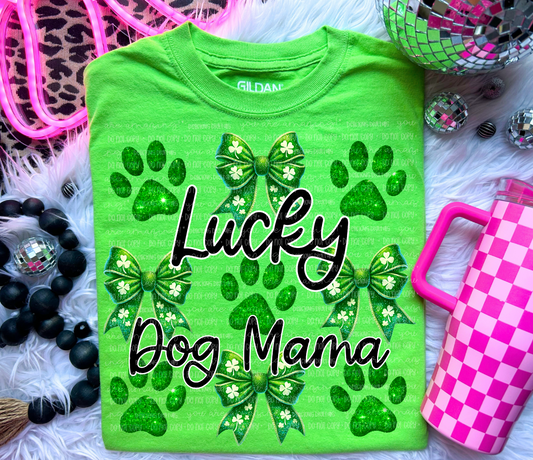 LUCKY DOG MAMA | Digital Download | PNG