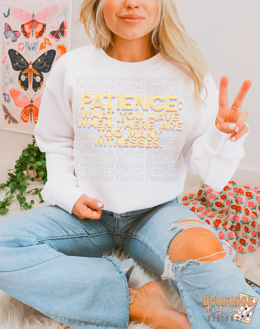 PATIENCE | Digital Download | PNG