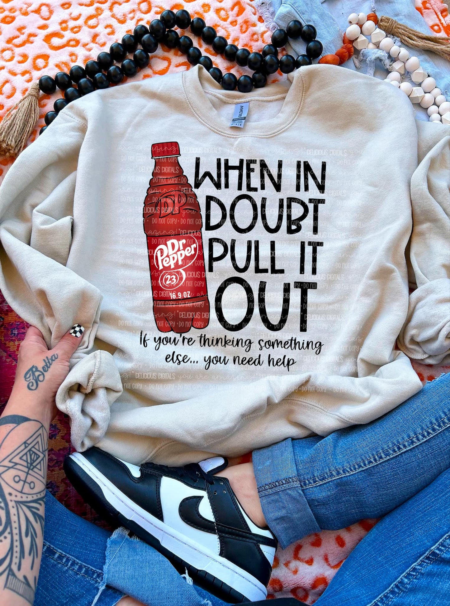 WHEN IN DOUBT PULL IT OUT | Digital Download | PNG