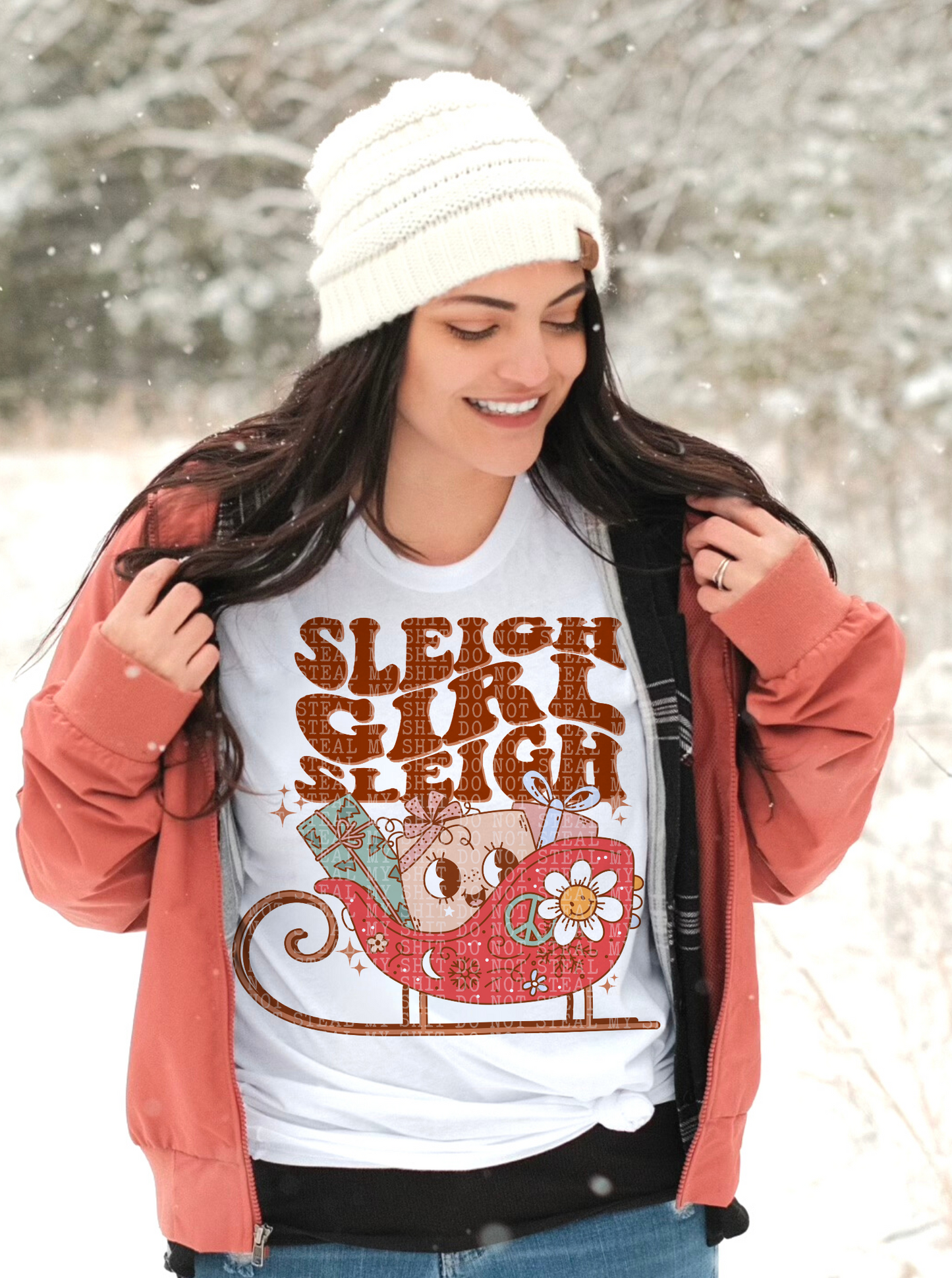 SLEIGH GIRL SLEIGH PNG | Digital Download | PNG