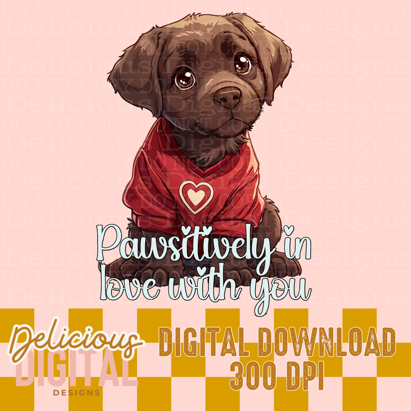 CHOCOLATE LAB  PNG  | Digital Download | PNG