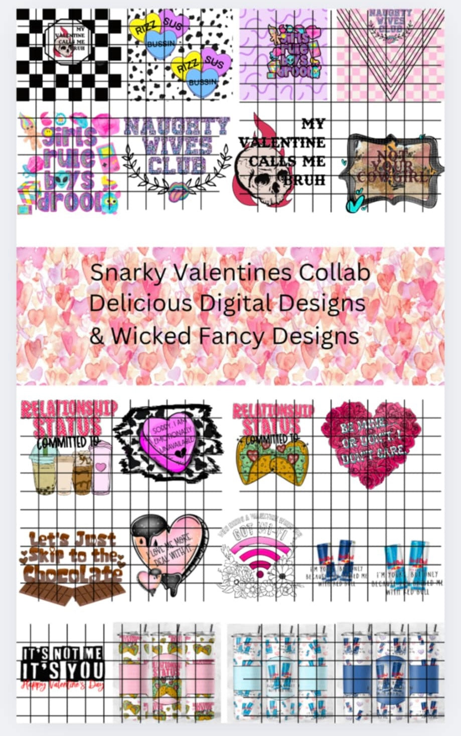 SNARKY VALENTINES COLLAB WITH WICKED FANCY