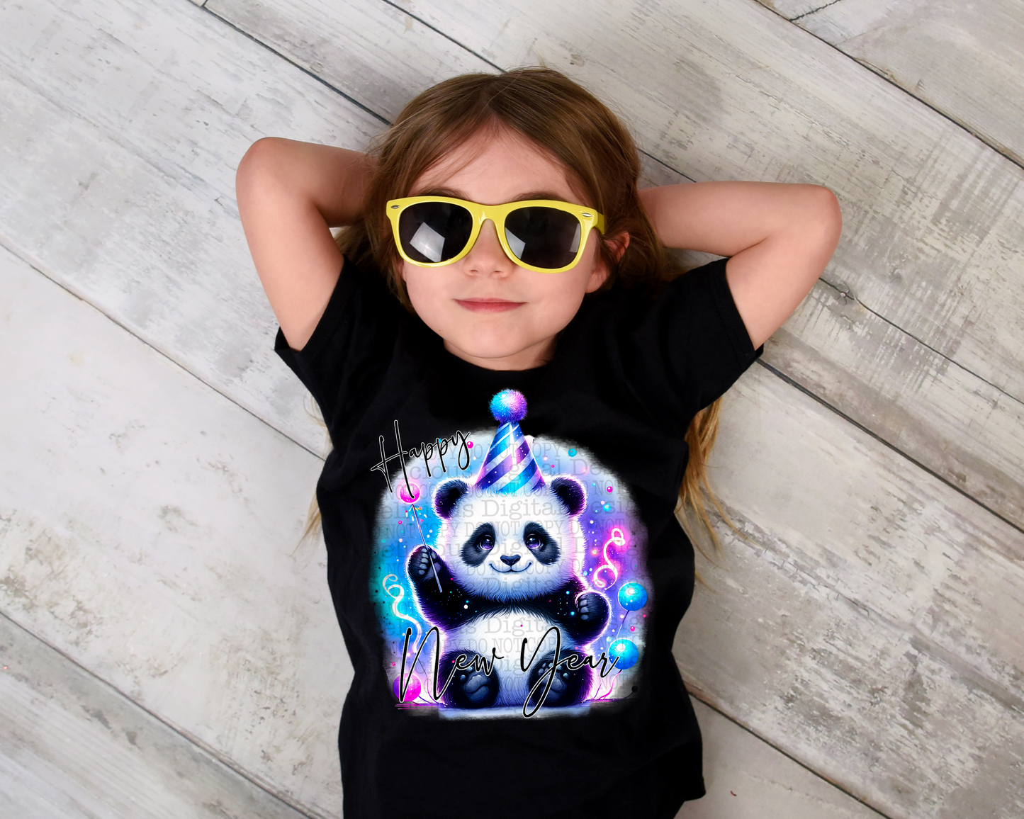 NEW YEARS PANDA PNG  | Digital Download | PNG