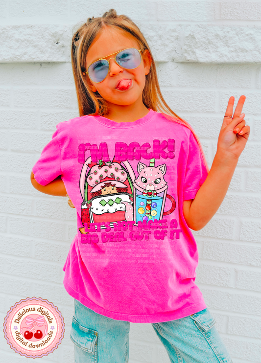 I’M BACK #3 PNG | SUBLIMATION PNG | AUTOMATIC DOWNLOAD