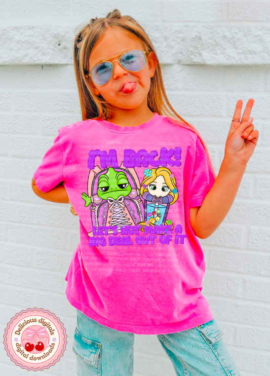 I’M BACK #1 PNG | SUBLIMATION PNG | AUTOMATIC DOWNLOAD