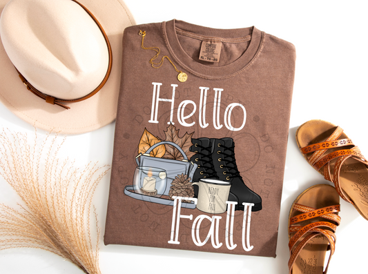 HELLO FALL PNG | Digital Download | PNG