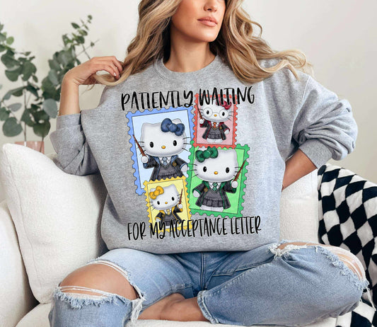 PATIENTLY WAITING PNG | SUBLIMATION PNG | AUTOMATIC DOWNLOAD