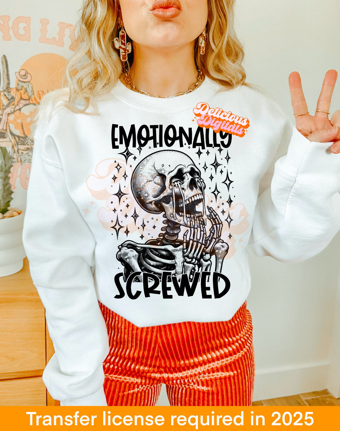 Emotionally screwed png, skeleton png, Trendy PNG, Sublimation PNG, Automatic digital PNG download