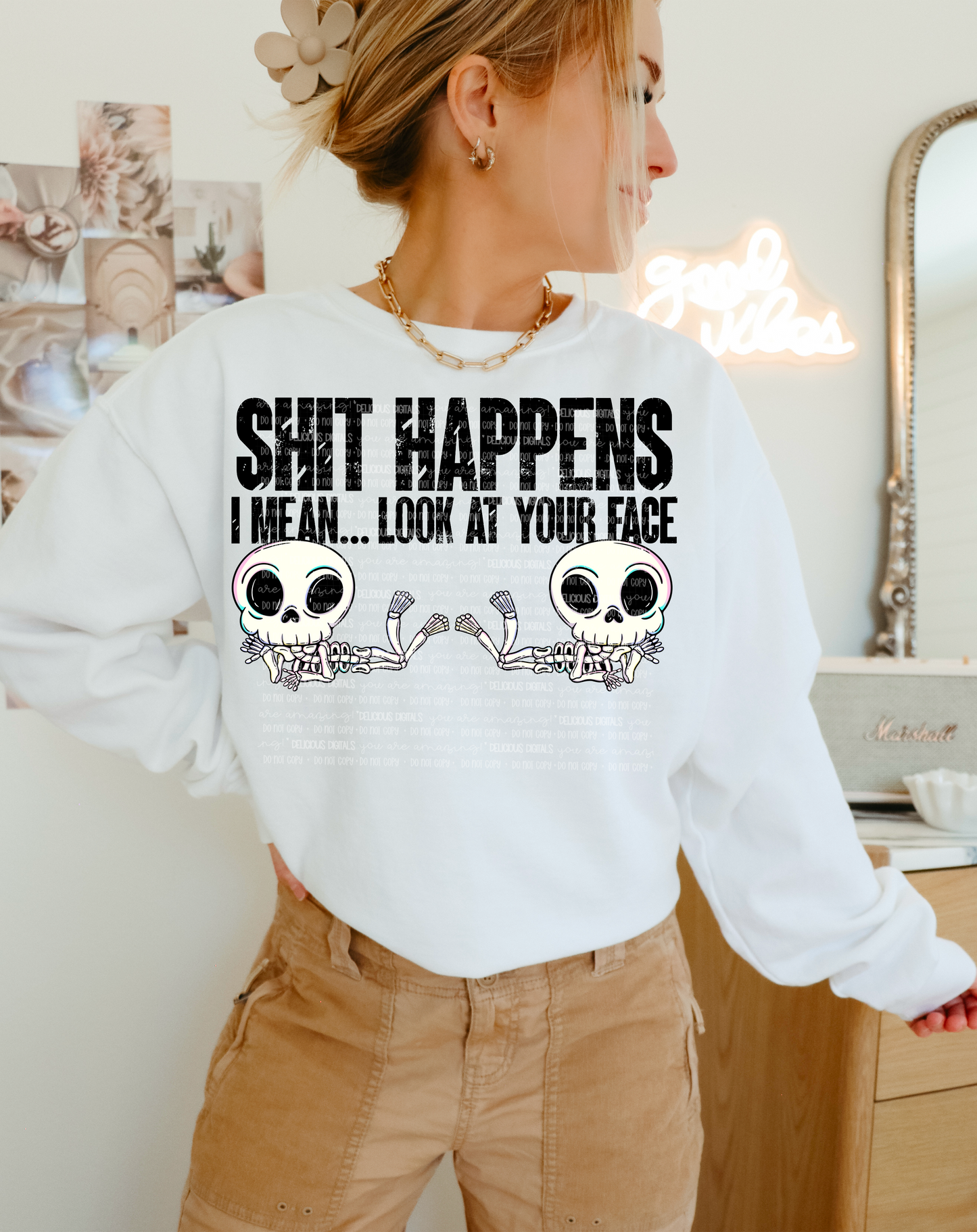 SHIT HAPPENS PNG | Digital Download | PNG