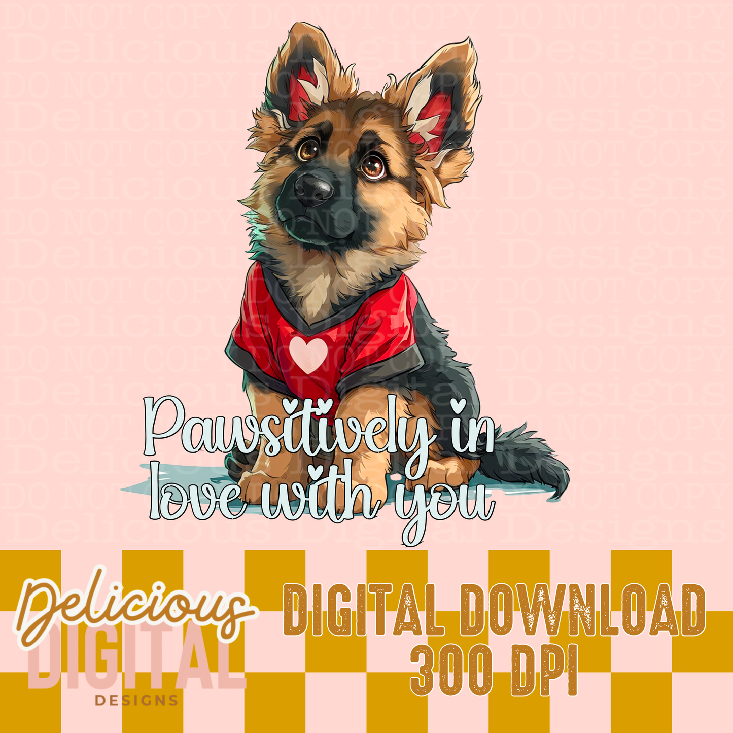 GERMAN SHEPHERD PNG  | Digital Download | PNG