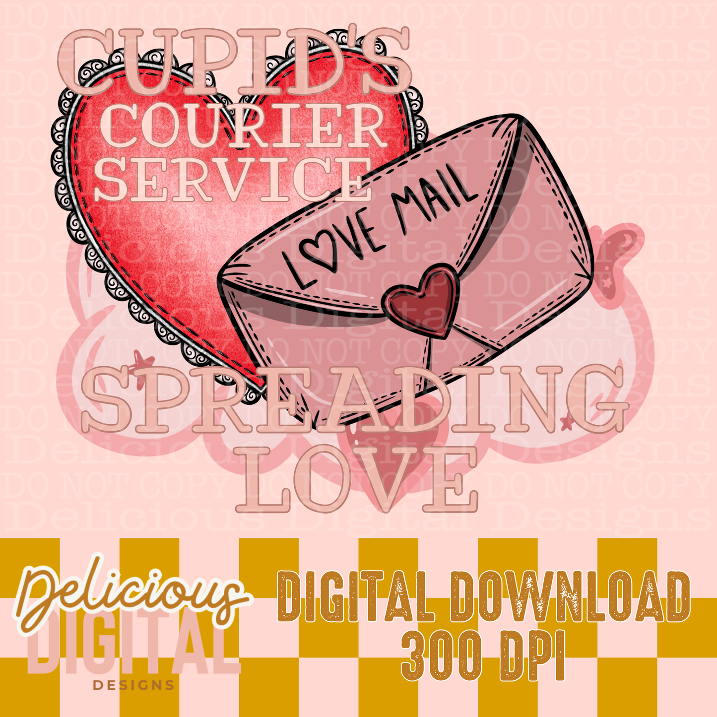 CUPID’S COURIER PNG  | Digital Download | PNG