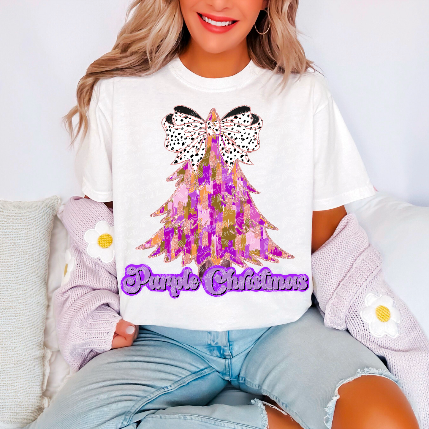 PURPLE CHRISTMAS PNG | Digital Download | PNG