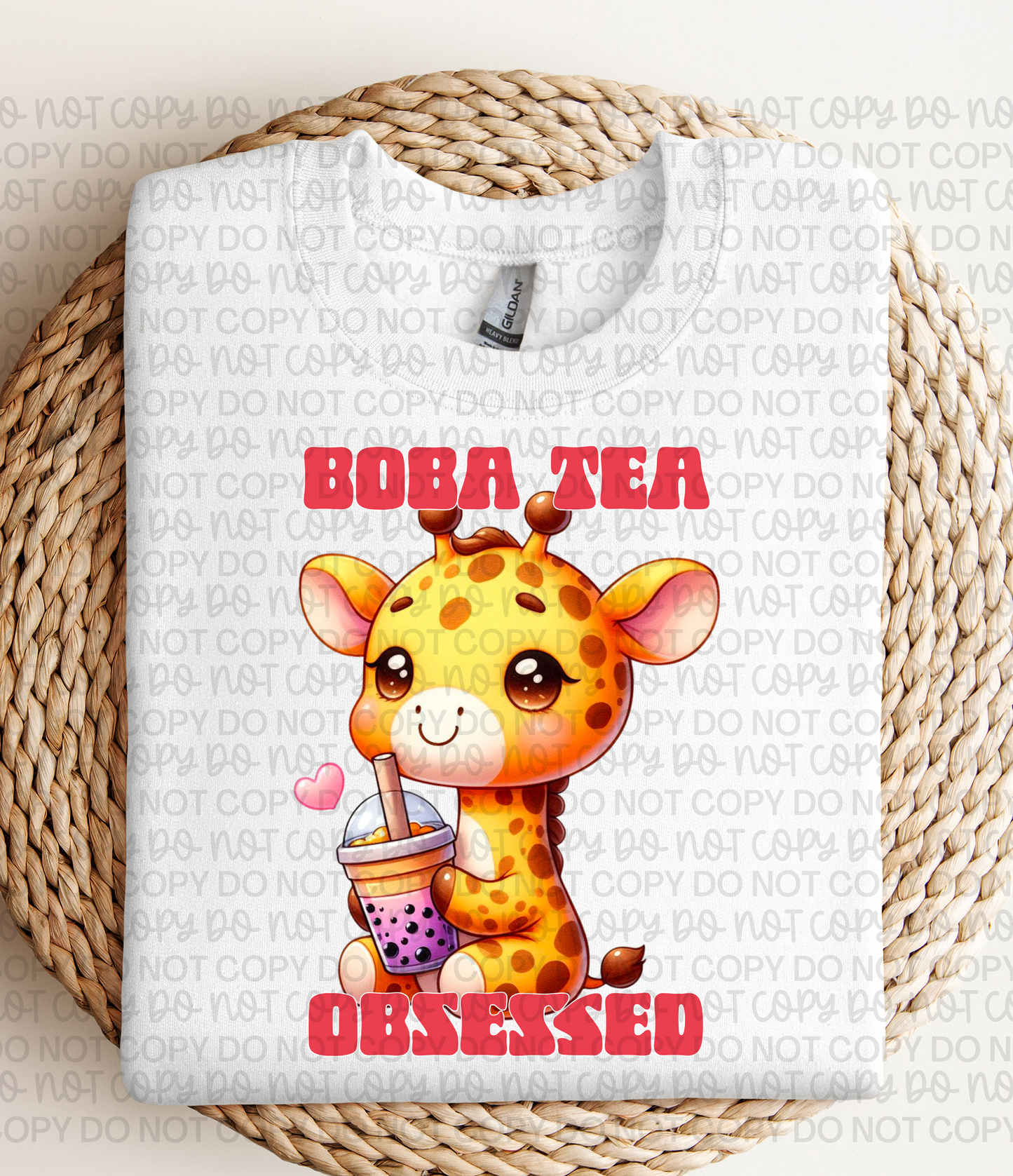 BOBA TEA GIRAFFE PNG | Digital Download | PNG