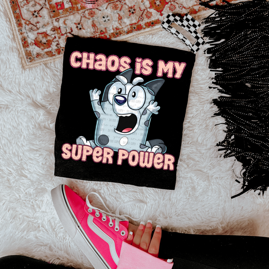 CHAOS IS MY SUPER POWER PNG | Digital Download | PNG