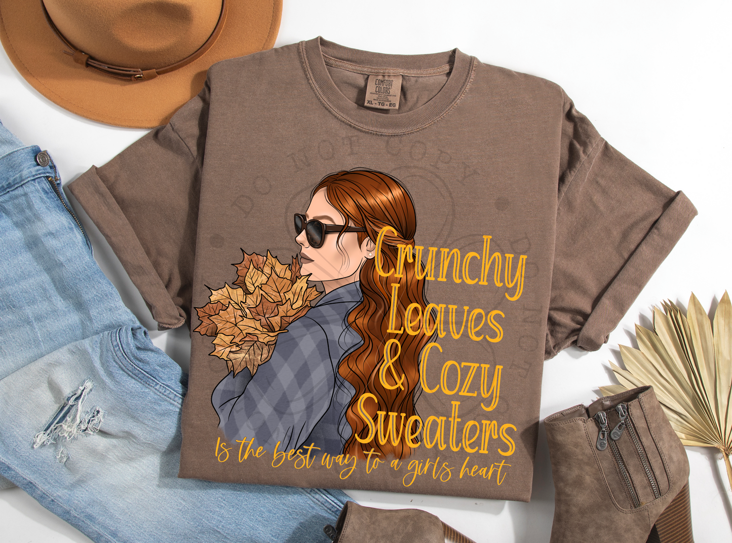 CRUNCHY LEAVES AND COZY SWEATERS PNG | Digital Download | PNG