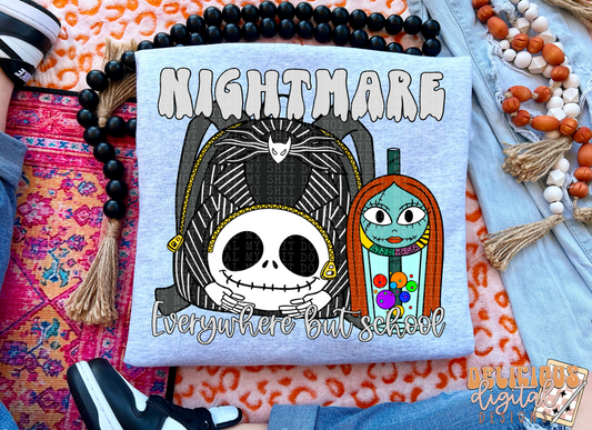 NIGHTMARE EVERYWHERE BUT PNG | Digital Download | PNG