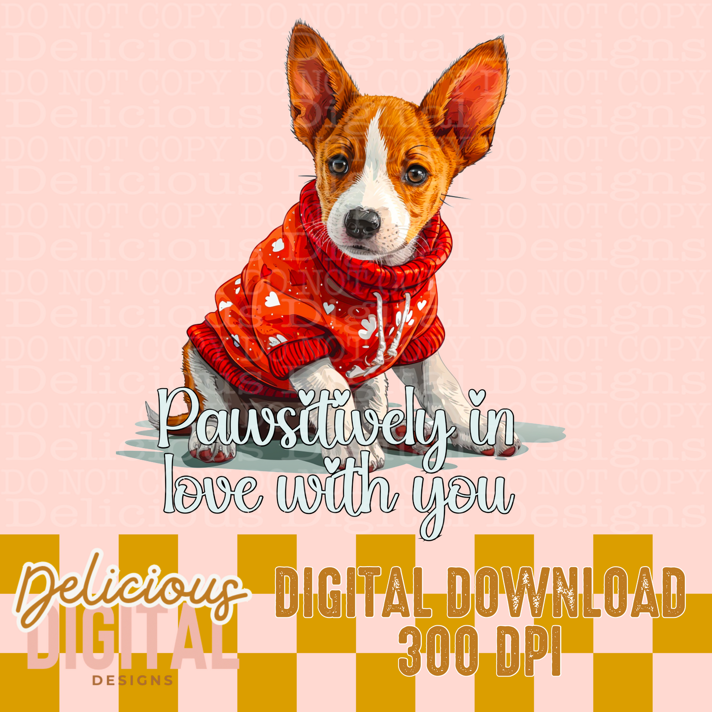 BASENJI PNG  | Digital Download | PNG