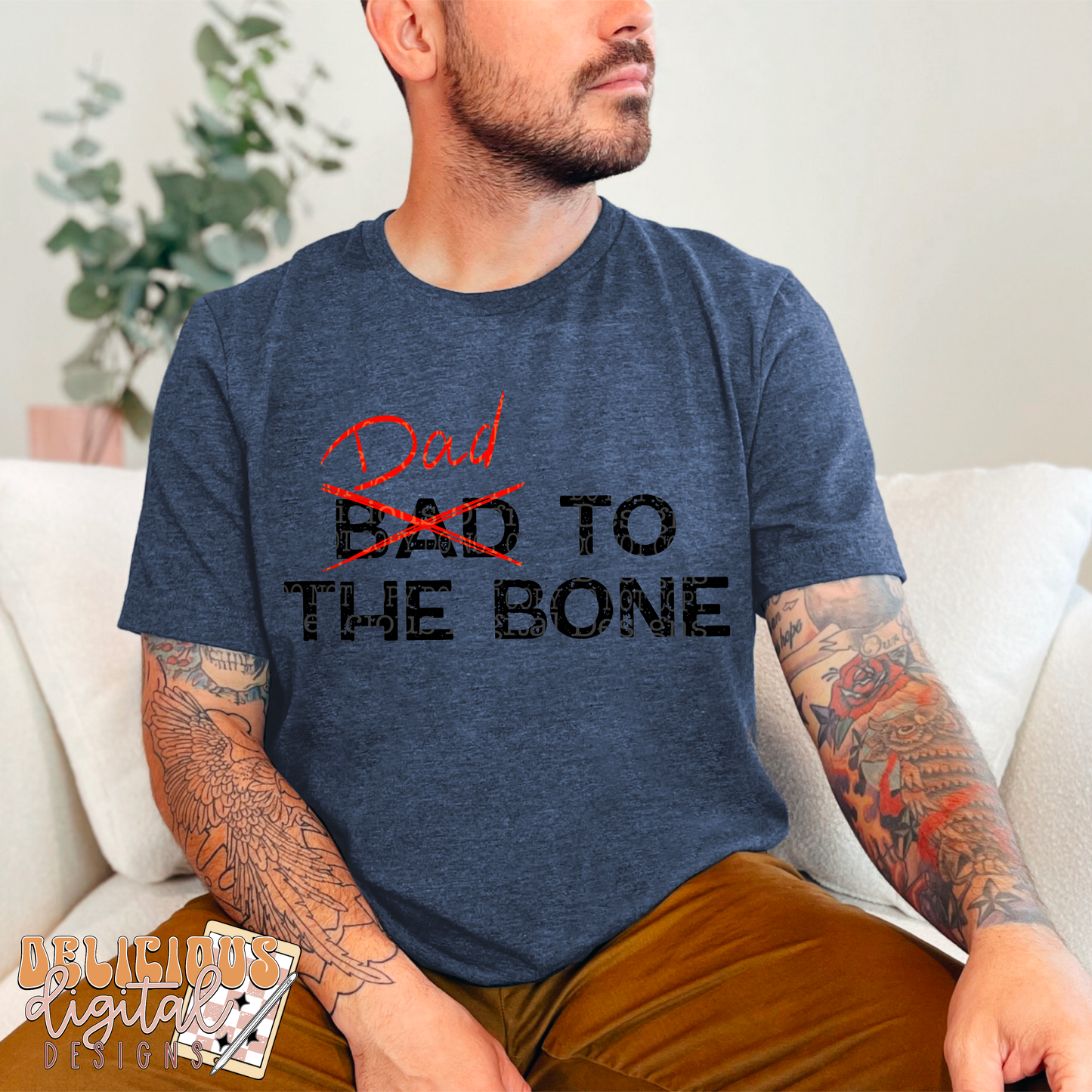 DAD TO THE BONE  PNG | Digital Download | PNG