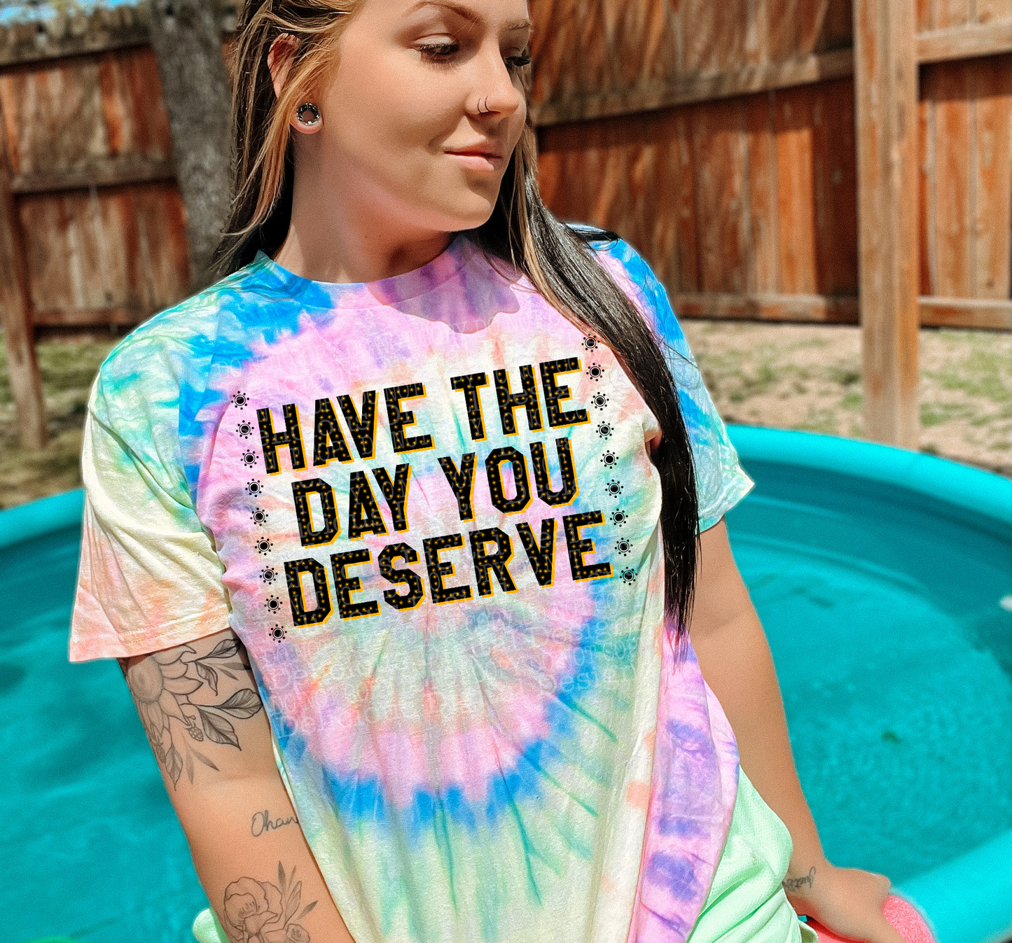 HAVE THE DAY YOU DESERVE | Digital Download | PNG