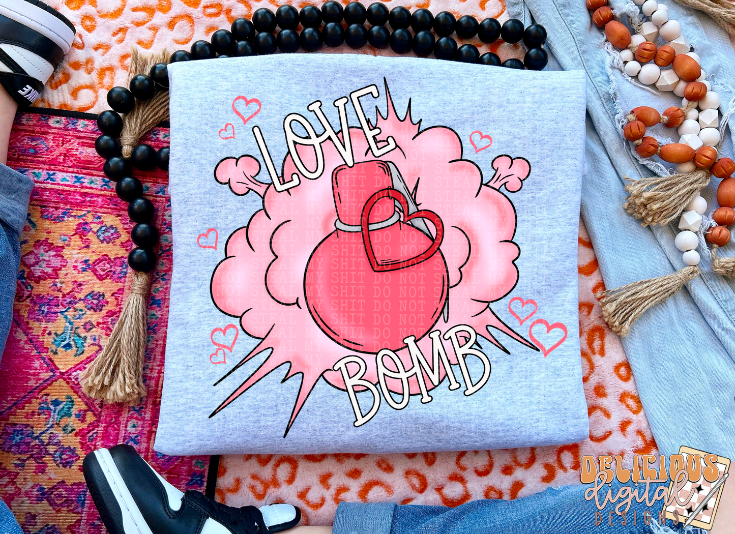 LOVE BOMB PNG  | Digital Download | PNG