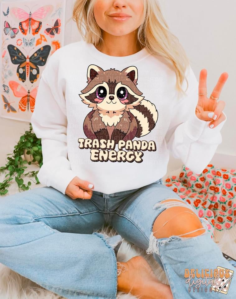 TRASH PANDA ENERGY PNG  | Digital Download | PNG