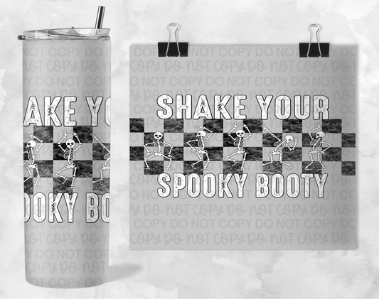 SHAKE YOUR SPOOKY BOOTY TUMBLER WRAP | Digital Download | PNG