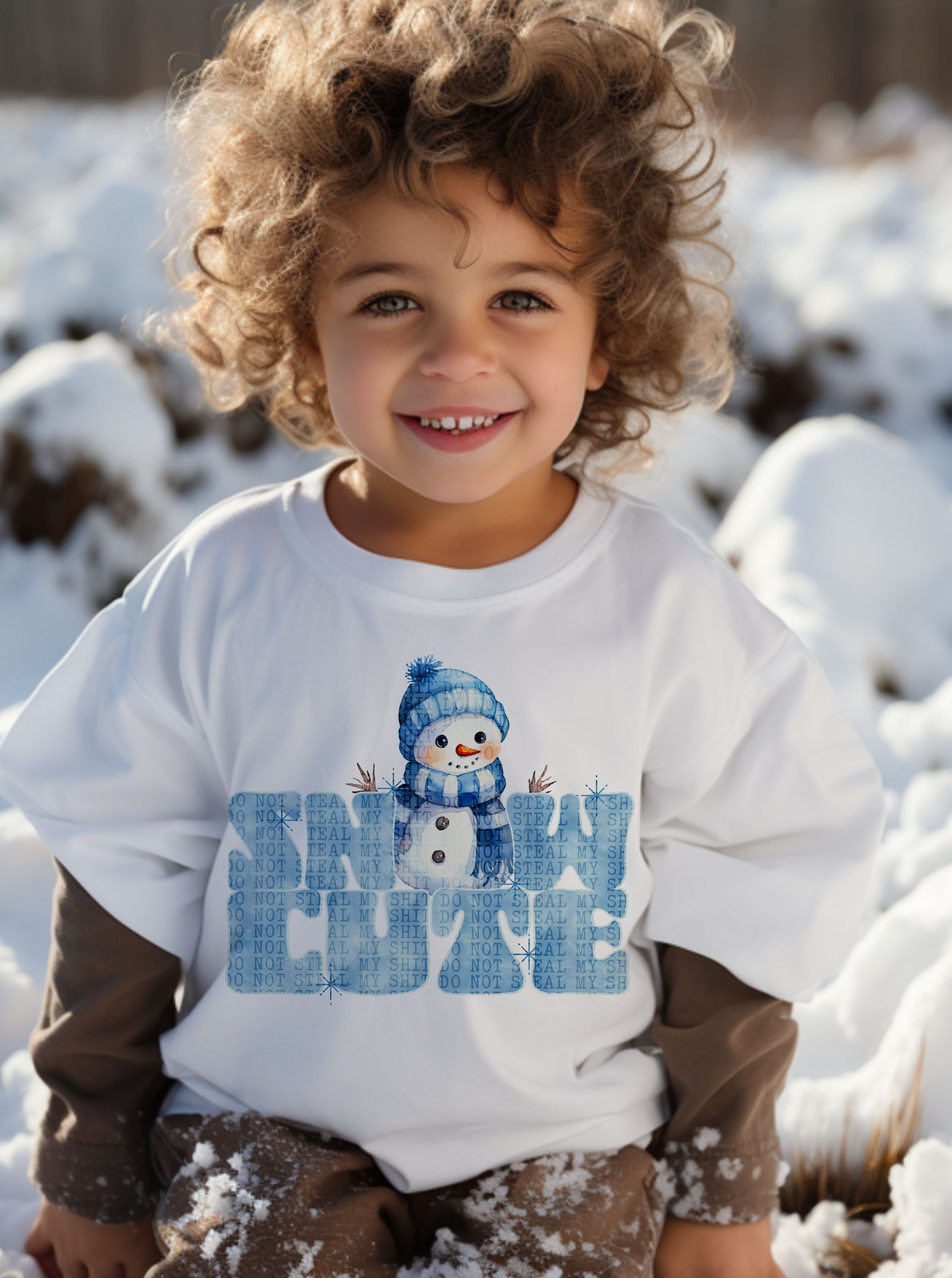 SNOW CUTE BLUE PNG | Digital Download | PNG