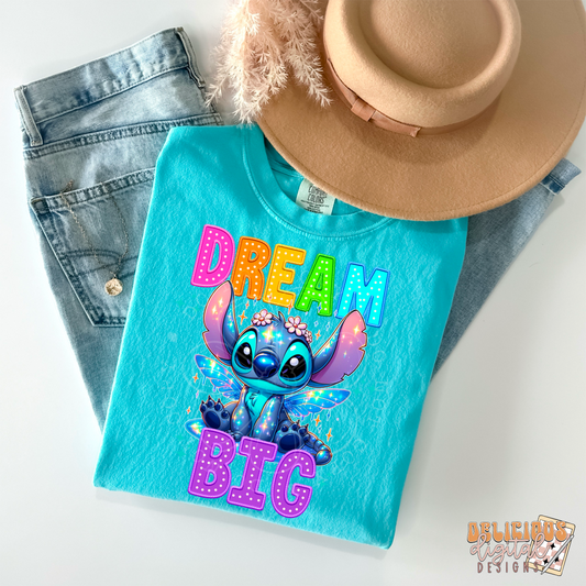 DREAM BIG FAUX EMBROIDERY | Digital Download | PNG