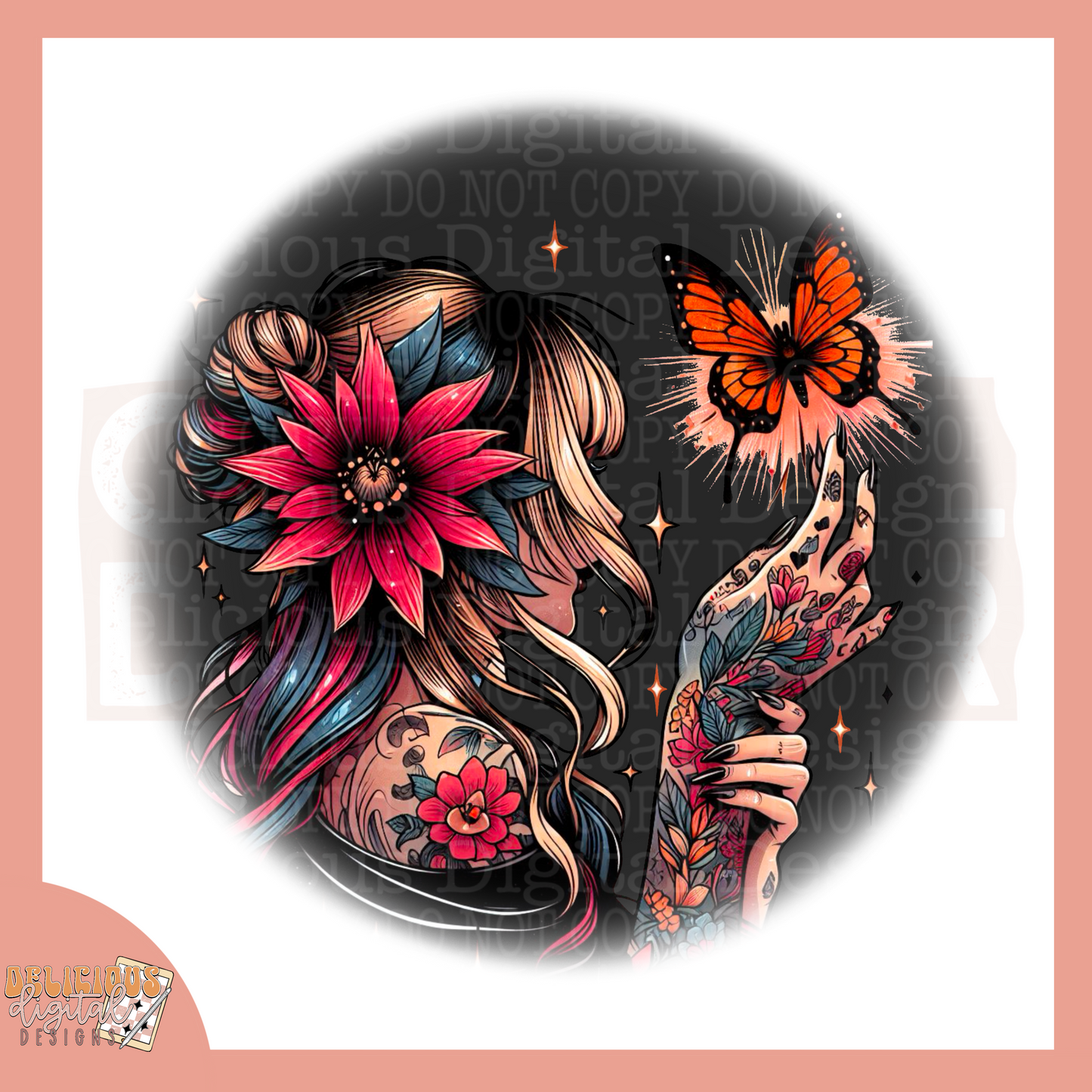 BUTTERFLY GLOW PNG | Digital Download | PNG