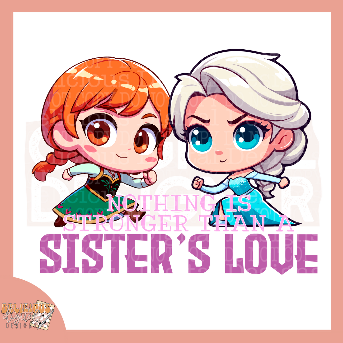 SISTER LOVE PNG | Digital Download | PNG