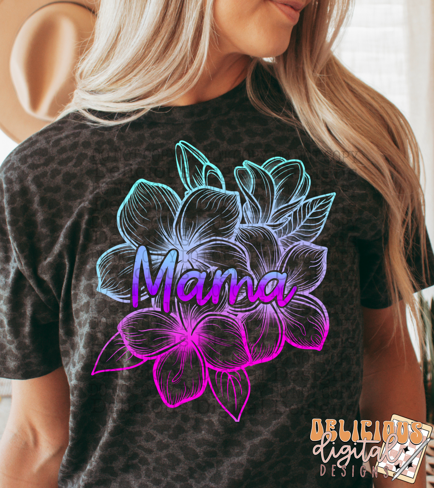 MAMA OMBRÉ  | Digital Download | PNG