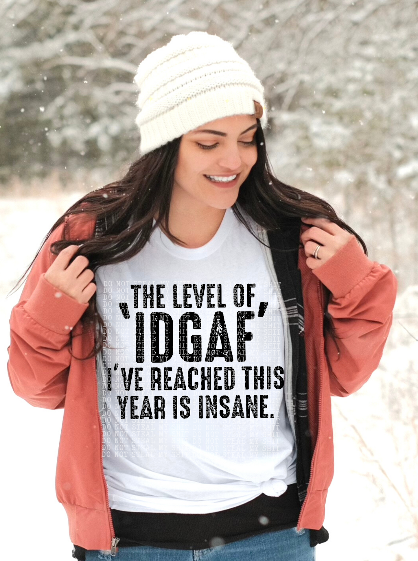 THE LEVEL OF IDGAF  | Digital Download | PNG