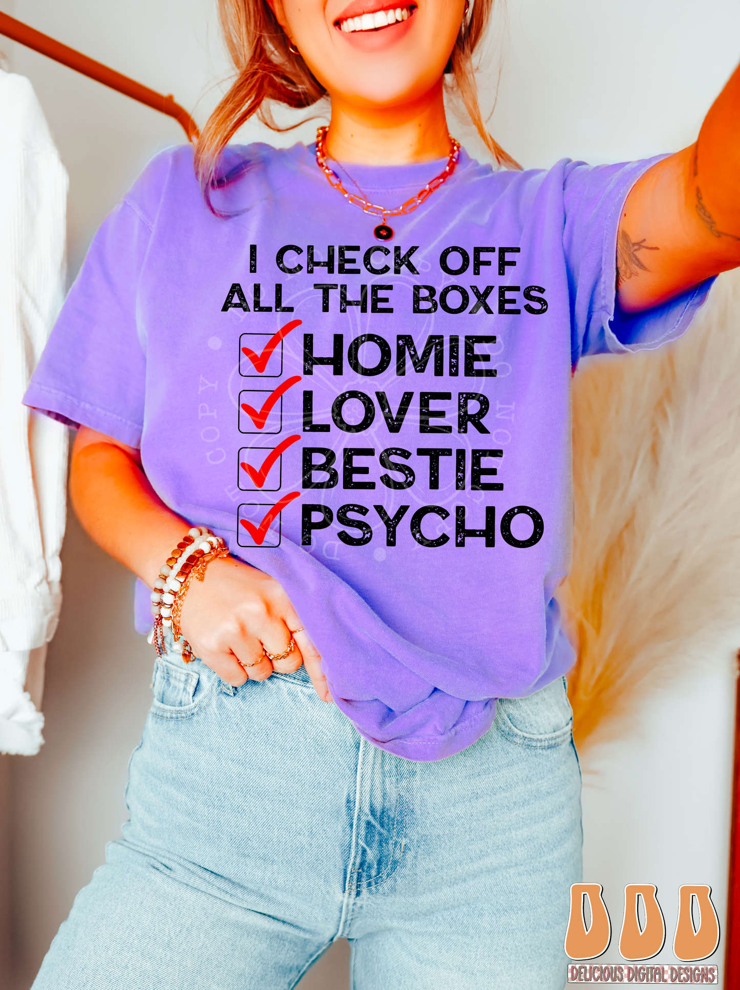 I CHECK OFF ALL THE BOXES PNG | Digital Download | PNG