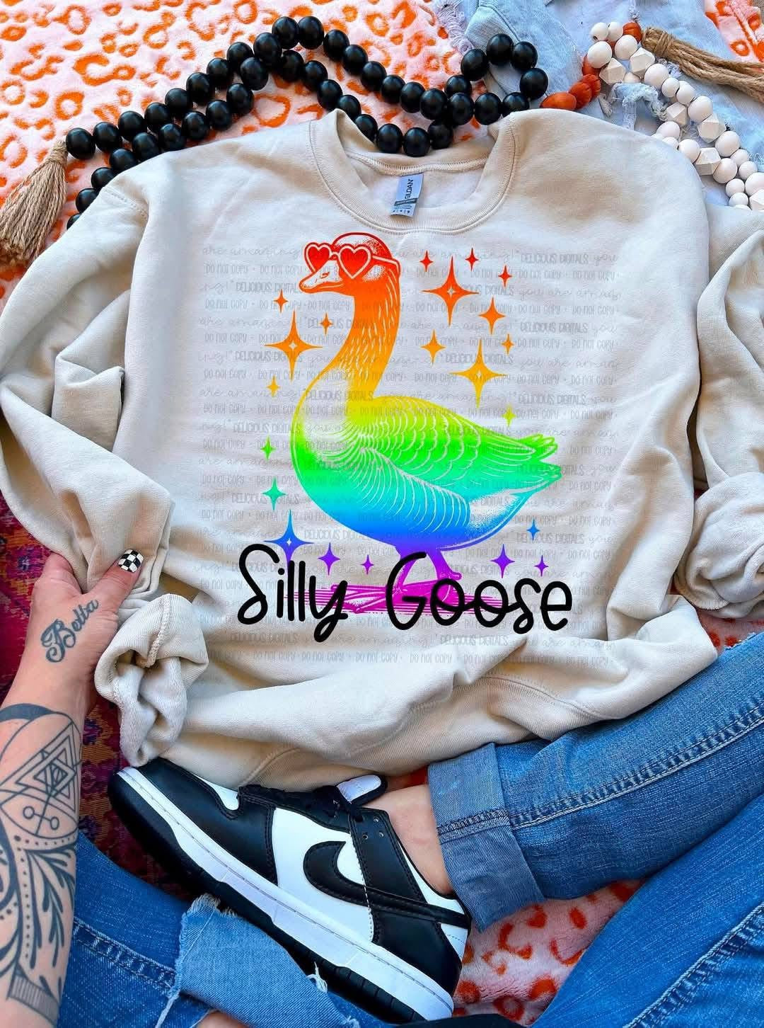 SILLY GOOSE PNG | Digital Download | PNG