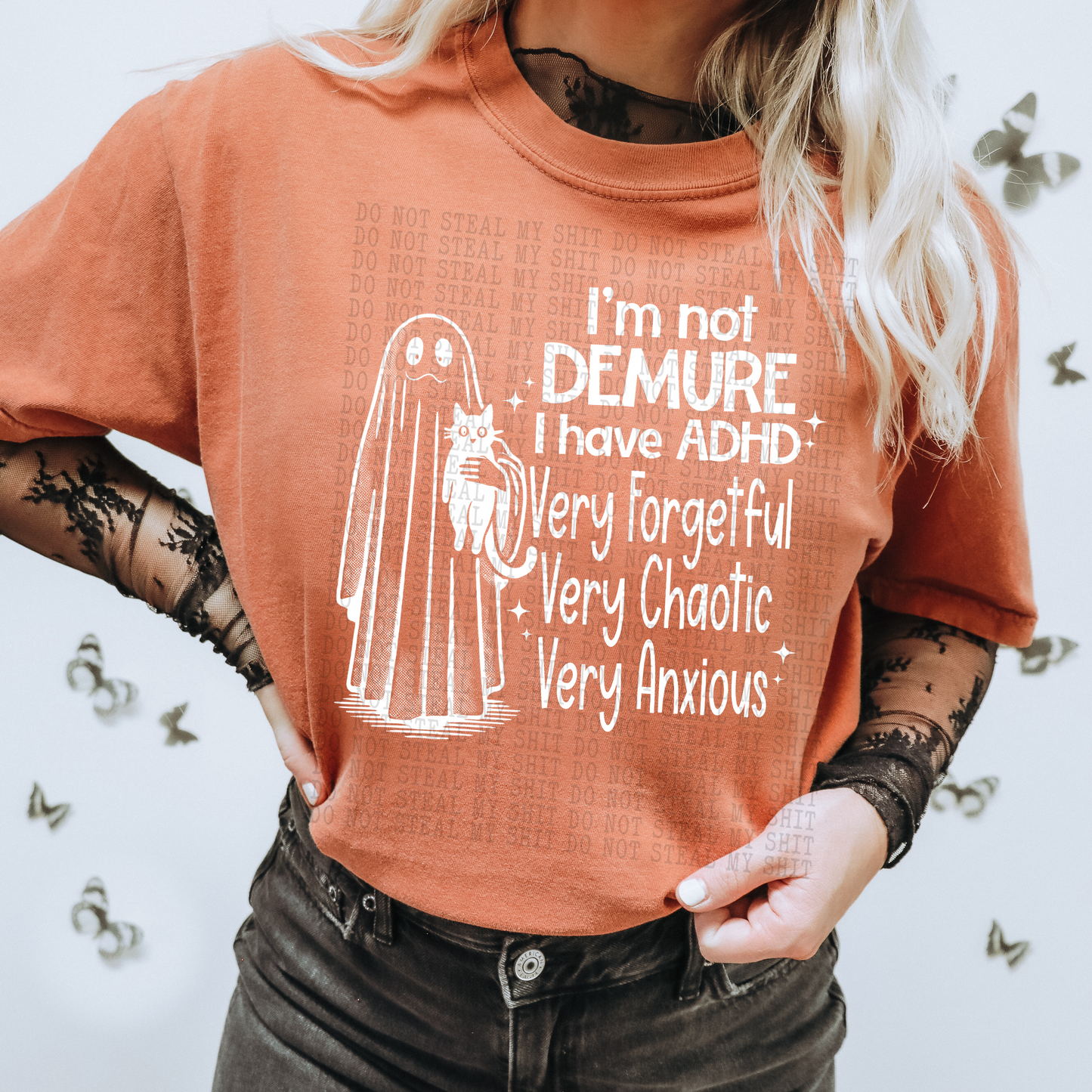 NOT DEMURE PNG | Digital Download | PNG