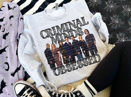 CRIMINAL MINDS OBSESSED PNG | SUBLIMATION PNG | AUTOMATIC DOWNLOAD