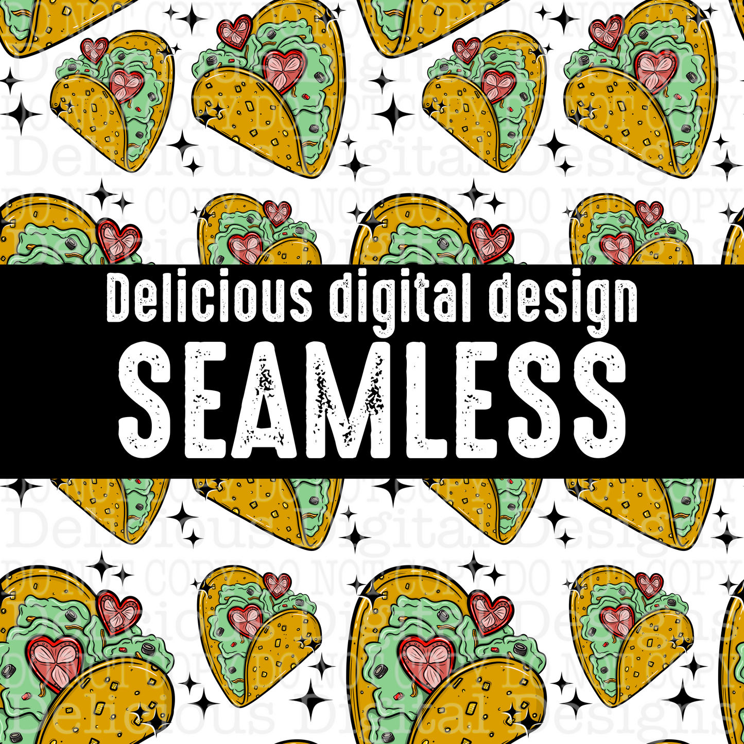 TACO SEAMLESS | Seamless Pattern | AUTOMATIC DOWNLOAD