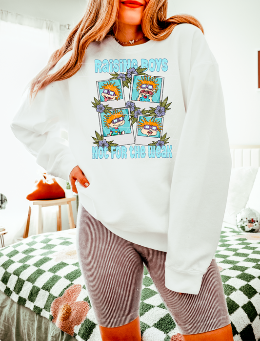 RAISING BOYS NOT FOR THE WEAK PNG | SUBLIMATION PNG | AUTOMATIC DOWNLOAD