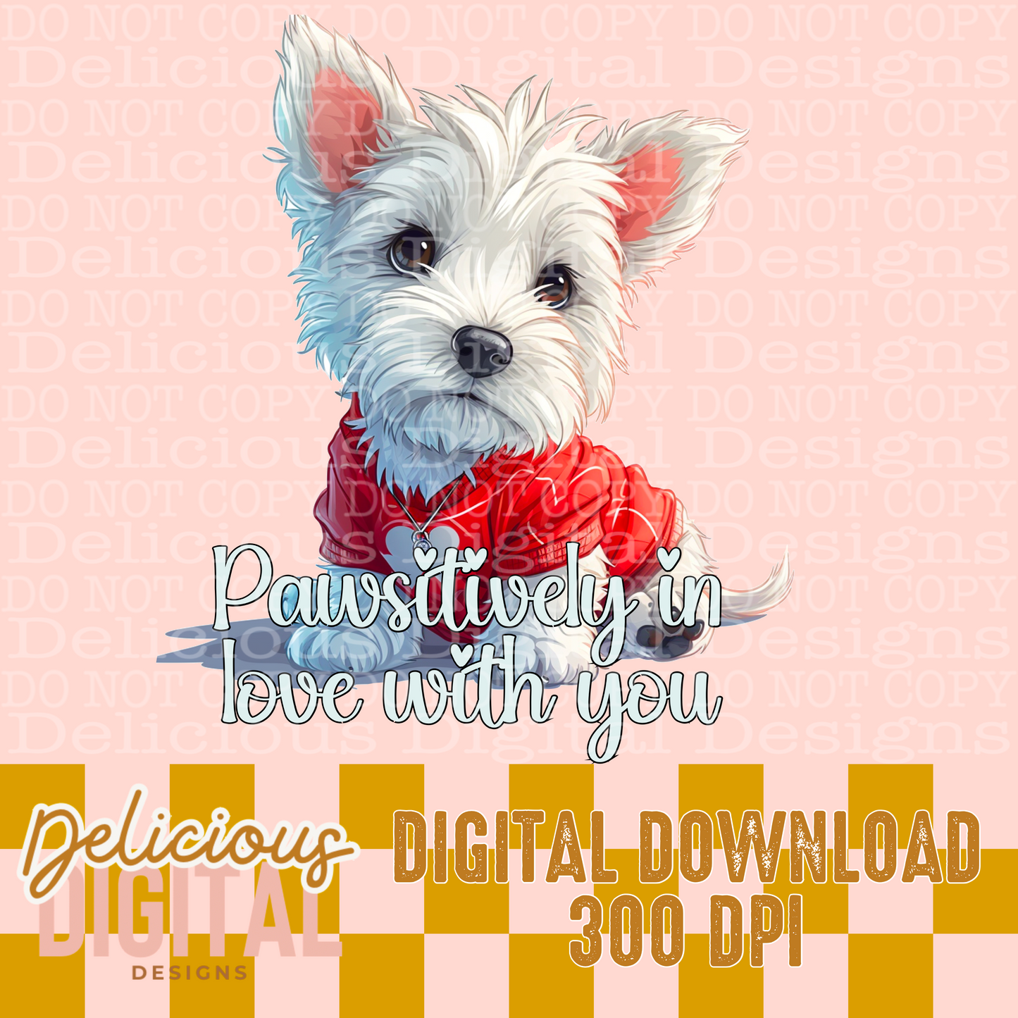 WESTIE PNG   | Digital Download | PNG