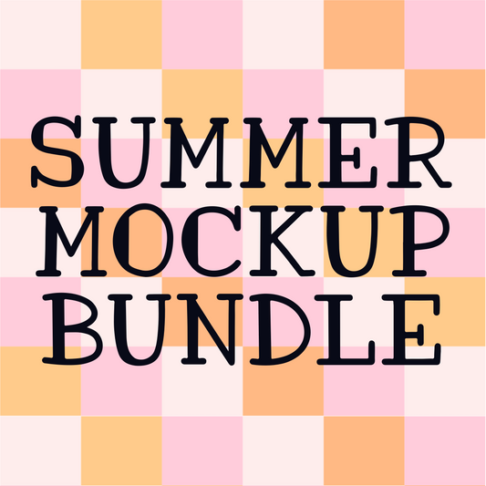 SUMMER MOCKUP FLAT LAYSET | Digital Download