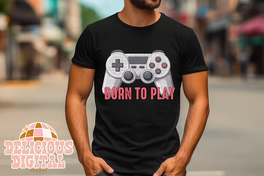 BORN TO PLAY PNG | Digital Download | PNG