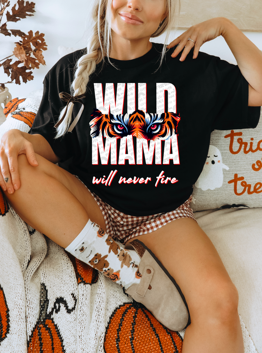 WILD MAMA WILL NEVER TIRE PNG  | Digital Download | PNG