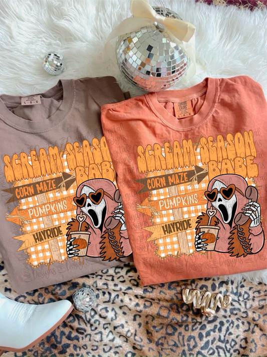 SCREAM SEASON BABE PNG | Digital Download | PNG